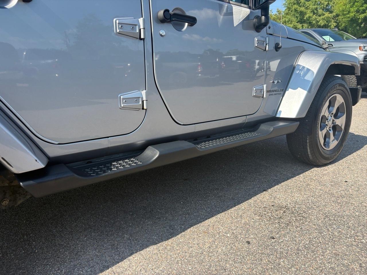 2016 Jeep Wrangler Unlimited Sahara, FENDER FLARES, RUNNING BOARDS, TOW PACKAGE, BLUETOOTH, UCONNECT, TINTED WINDOWS, SOFT TOP, LOW MILES, 1 OWNER, WRANGLE THE ROAD IN THIS JEEP! Virginia Beach VA 2016 Jeep Wrangler Unlimited Sahara, FENDER FLARES, RUNNING BOARDS, TOW PACKAGE, BLUETOOTH, UCONNECT, TINTED WINDOWS, SOFT TOP, LOW MILES, 1 OWNER, WRANGLE THE ROAD IN THIS JEEP! Virginia Beach VA