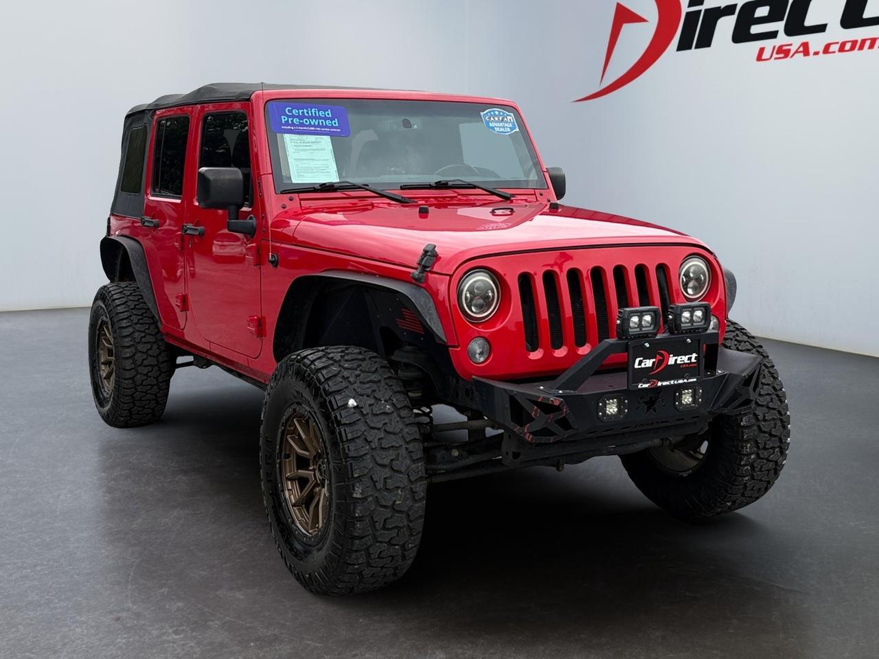 2016 Jeep Wrangler Unlimited Sport, MT, LIFTED, SOFT TOP, BRUSH GUARD WITH LIGHT BAR, CUSTOM FUEL WHEELS, KICKER SUBWOOFER, SOFT TOP, APPLE CARPLAY/ANDROID AUTO, LOW MILES, CLEAN CARFAX, WRANGLE THE KEYS TO THIS JEEP! Virginia Beach VA 2016 Jeep Wrangler Unlimited Sport, MT, LIFTED, SOFT TOP, BRUSH GUARD WITH LIGHT BAR, CUSTOM FUEL WHEELS, KICKER SUBWOOFER, SOFT TOP, APPLE CARPLAY/ANDROID AUTO, LOW MILES, CLEAN CARFAX, WRANGLE THE KEYS TO THIS JEEP! Virginia Beach VA