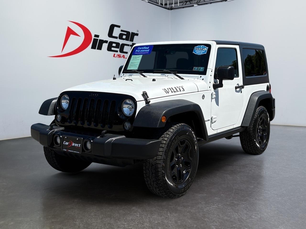 2016 Jeep Wrangler Willys Wheeler, MT, HARD TOP, BLUETOOTH, TOW PACKAGE, FENDER FLARES, KEYLESS ENTRY, REAR STEP, SPARE TIRE, ONLY 62K MILES, CLEAN CARFAX, RIDE THIS WRANGLER TODAY! Virginia Beach VA 2016 Jeep Wrangler Willys Wheeler, MT, HARD TOP, BLUETOOTH, TOW PACKAGE, FENDER FLARES, KEYLESS ENTRY, REAR STEP, SPARE TIRE, ONLY 62K MILES, CLEAN CARFAX, RIDE THIS WRANGLER TODAY! Virginia Beach VA