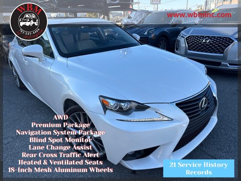 2016 Lexus IS 300 Sedan AWD w/ Premium and Navigation 2016 Lexus IS 300 Sedan AWD w/ Premium and Navigation