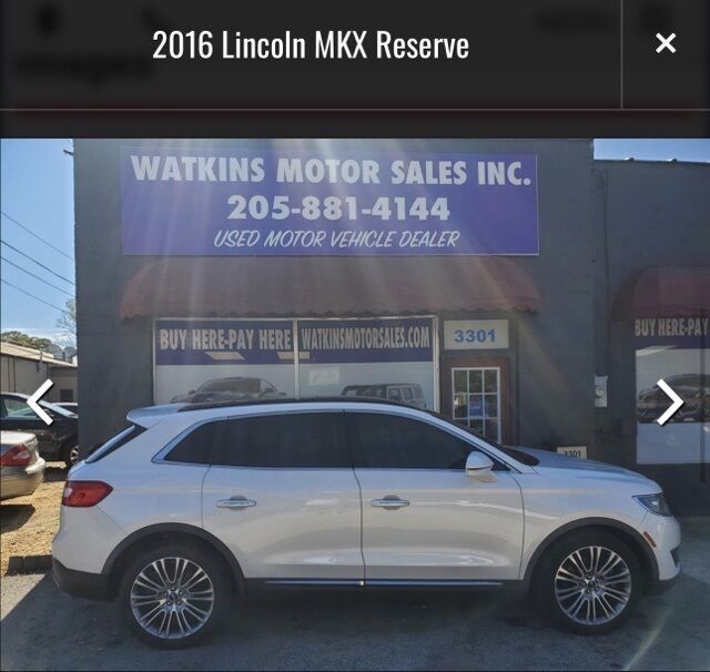 2016 Lincoln MKX Reserve Hueytown AL 54274908