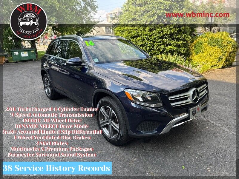 2016 Mercedes-Benz GLC 300 4MATIC w/ Premium and Multimedia Packages 2016 Mercedes-Benz GLC 300 4MATIC w/ Premium and Multimedia Packages