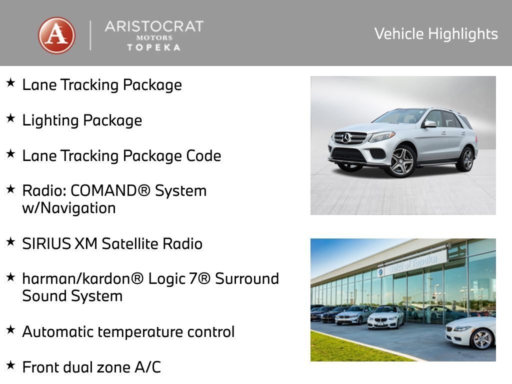 2016 Mercedes-Benz GLE GLE 400