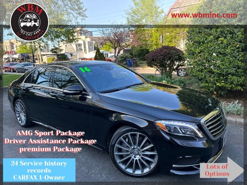 2016 Mercedes-Benz S-Class S 550 4MATIC Sedan AWD/4WD w/ Sport Package
