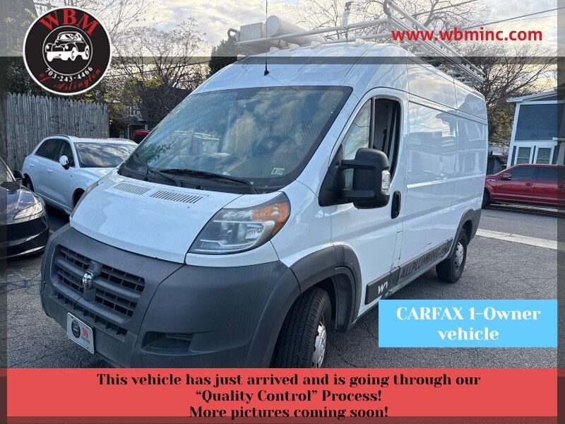 2016 Ram ProMaster 2500 136 High Roof Cargo Van FWD 2016 Ram ProMaster 2500 136 High Roof Cargo Van FWD