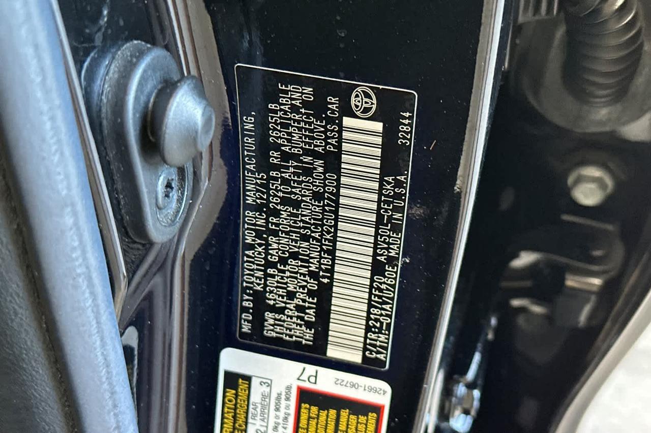 2016 Toyota Camry SE Roseville CA