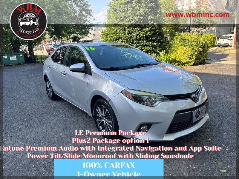 2016 Toyota Corolla 4dr Sdn CVT LE Premium (Natl) 2016 Toyota Corolla 4dr Sdn CVT LE Premium (Natl)