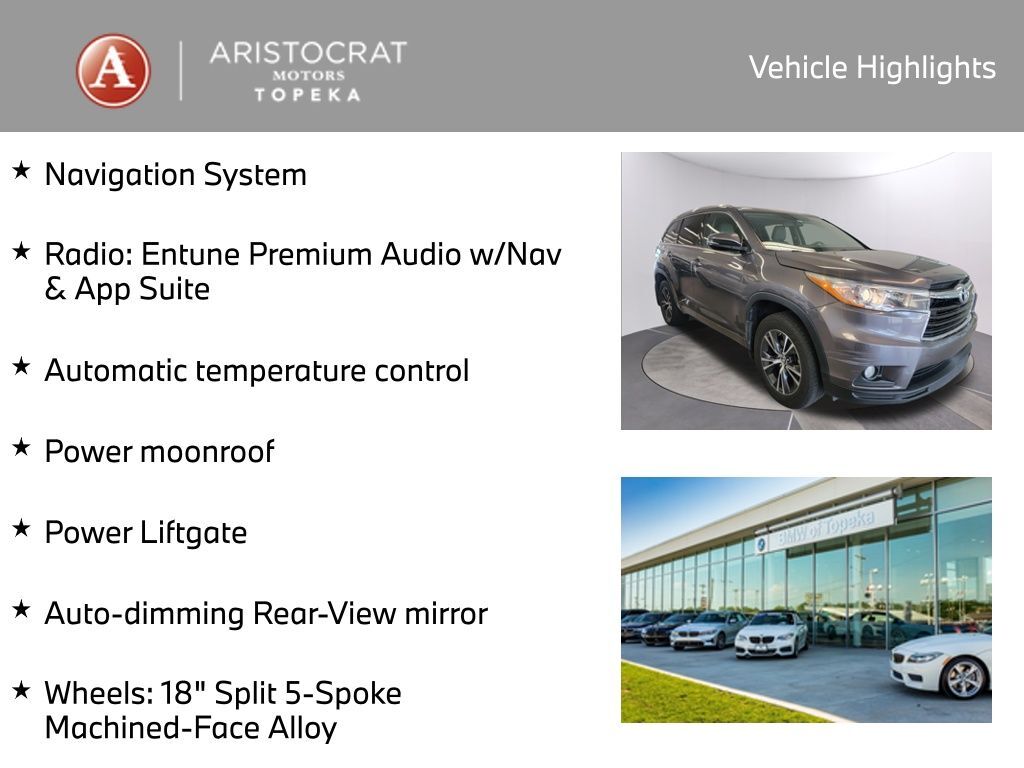 2016 Toyota Highlander XLE V6 San Clemente CA