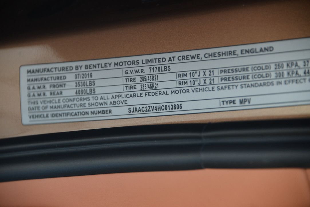 2017 Bentley Bentayga W12 W12 Lawrence KS