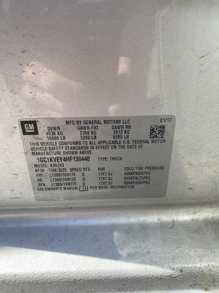 CHEVROLETSILVERADO 2500 CREW CAB 4X47
