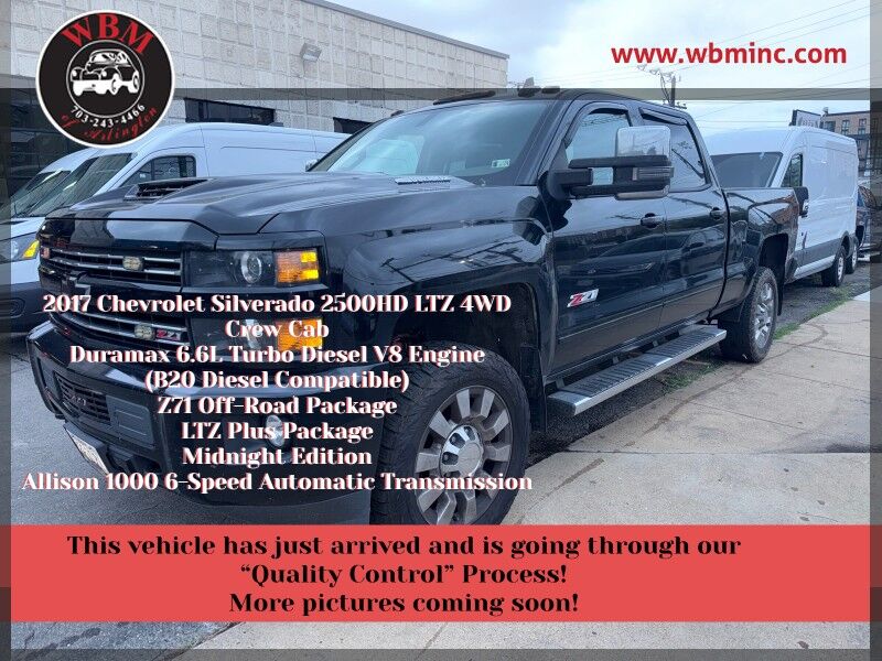 2017 Chevrolet Silverado 2500HD LTZ Crew Cab 4WD w/ Duramax Plus Package 2017 Chevrolet Silverado 2500HD LTZ Crew Cab 4WD w/ Duramax Plus Package
