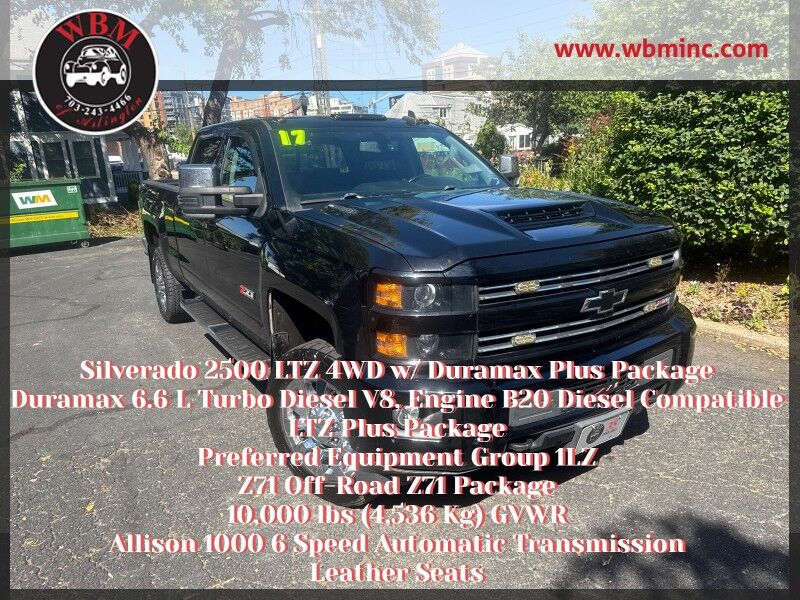 2017 Chevrolet Silverado 2500HD LTZ Crew Cab 4WD w/ Duramax Plus Package 2017 Chevrolet Silverado 2500HD LTZ Crew Cab 4WD w/ Duramax Plus Package