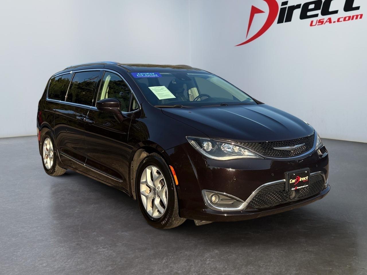 2017 Chrysler Pacifica Touring-L Plus, AUTO START/STOP, POWER REAR SLIDING DOORS, POWER LIFTGATE, 360 BACKUP CAMERA, BLIND SPOT ALERT, FORWARD COLLISION WARNING, APPLE CARPLAY/ANDROID AUTO, HEATED STEERING WHEEL & SEATS, 3RD ROW SEATING, TOUR THE ROAD IN THIS CHRYSLER! Virginia Beach VA 2017 Chrysler Pacifica Touring-L Plus, AUTO START/STOP, POWER REAR SLIDING DOORS, POWER LIFTGATE, 360 BACKUP CAMERA, BLIND SPOT ALERT, FORWARD COLLISION WARNING, APPLE CARPLAY/ANDROID AUTO, HEATED STEERING WHEEL & SEATS, 3RD ROW SEATING, TOUR THE ROAD IN THIS CHRYSLER! Virginia Beach VA