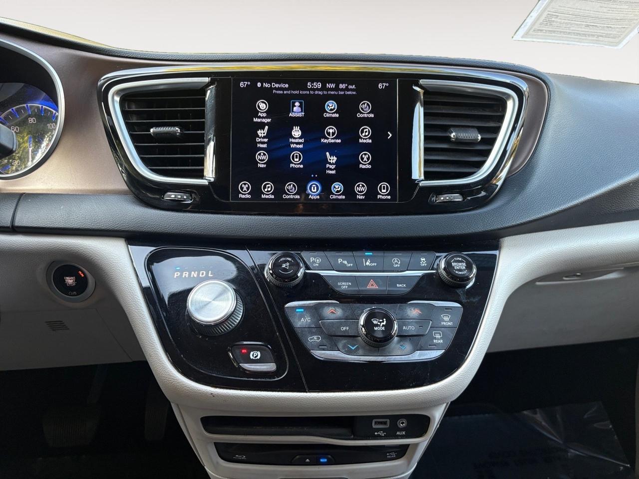 2017 Chrysler Pacifica Touring-L Plus, AUTO START/STOP, POWER REAR SLIDING DOORS, POWER LIFTGATE, 360 BACKUP CAMERA, BLIND SPOT ALERT, FORWARD COLLISION WARNING, APPLE CARPLAY/ANDROID AUTO, HEATED STEERING WHEEL & SEATS, 3RD ROW SEATING, TOUR THE ROAD IN THIS CHRYSLER! Virginia Beach VA 2017 Chrysler Pacifica Touring-L Plus, AUTO START/STOP, POWER REAR SLIDING DOORS, POWER LIFTGATE, 360 BACKUP CAMERA, BLIND SPOT ALERT, FORWARD COLLISION WARNING, APPLE CARPLAY/ANDROID AUTO, HEATED STEERING WHEEL & SEATS, 3RD ROW SEATING, TOUR THE ROAD IN THIS CHRYSLER! Virginia Beach VA