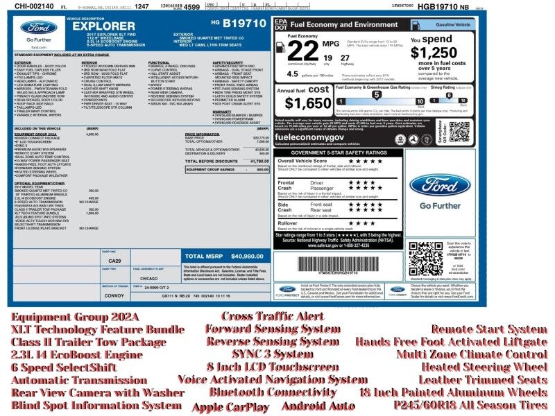 2017 Ford Explorer XLT 2017 Ford Explorer XLT