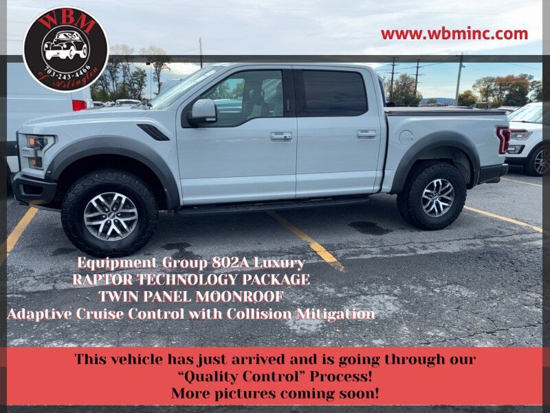 2017 Ford F-150 Raptor SuperCrew 4WD w/ Equipment Group 802A Luxury 2017 Ford F-150 Raptor SuperCrew 4WD w/ Equipment Group 802A Luxury