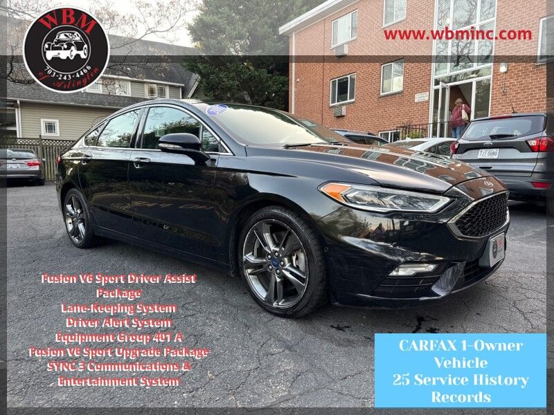 2017 Ford Fusion Sport AWD w/ Fusion V6 Sport Driver Assist Package 2017 Ford Fusion Sport AWD w/ Fusion V6 Sport Driver Assist Package