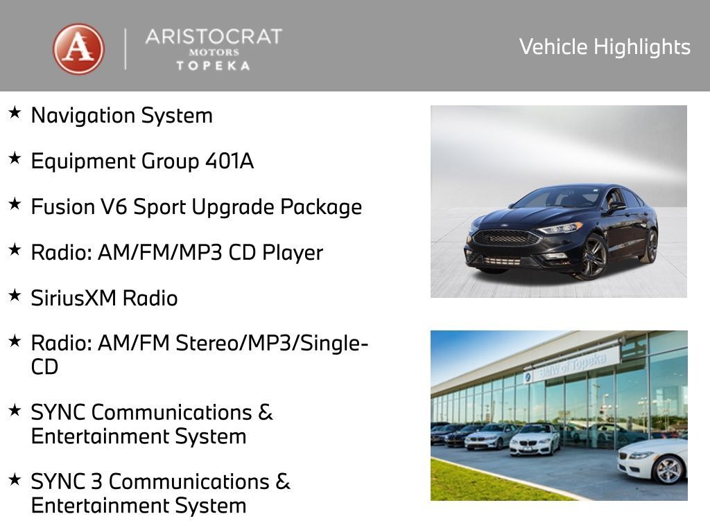 2017 Ford Fusion Sport