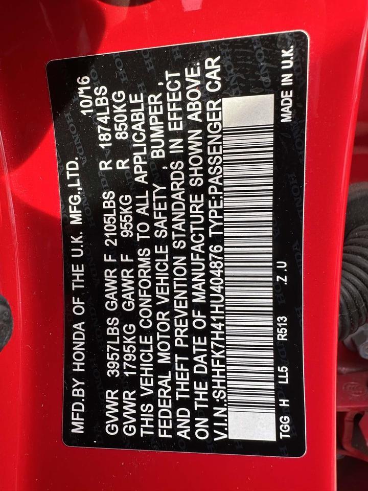 2017 Honda Civic Hatchback Sport San Clemente CA