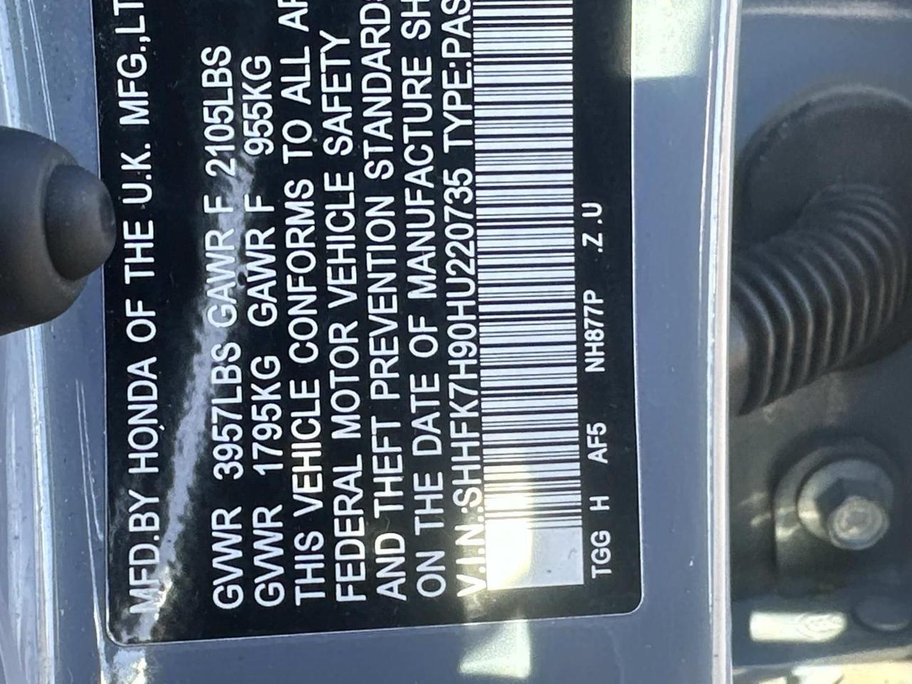 2017 Honda Civic Sport Touring Woodbridge VA