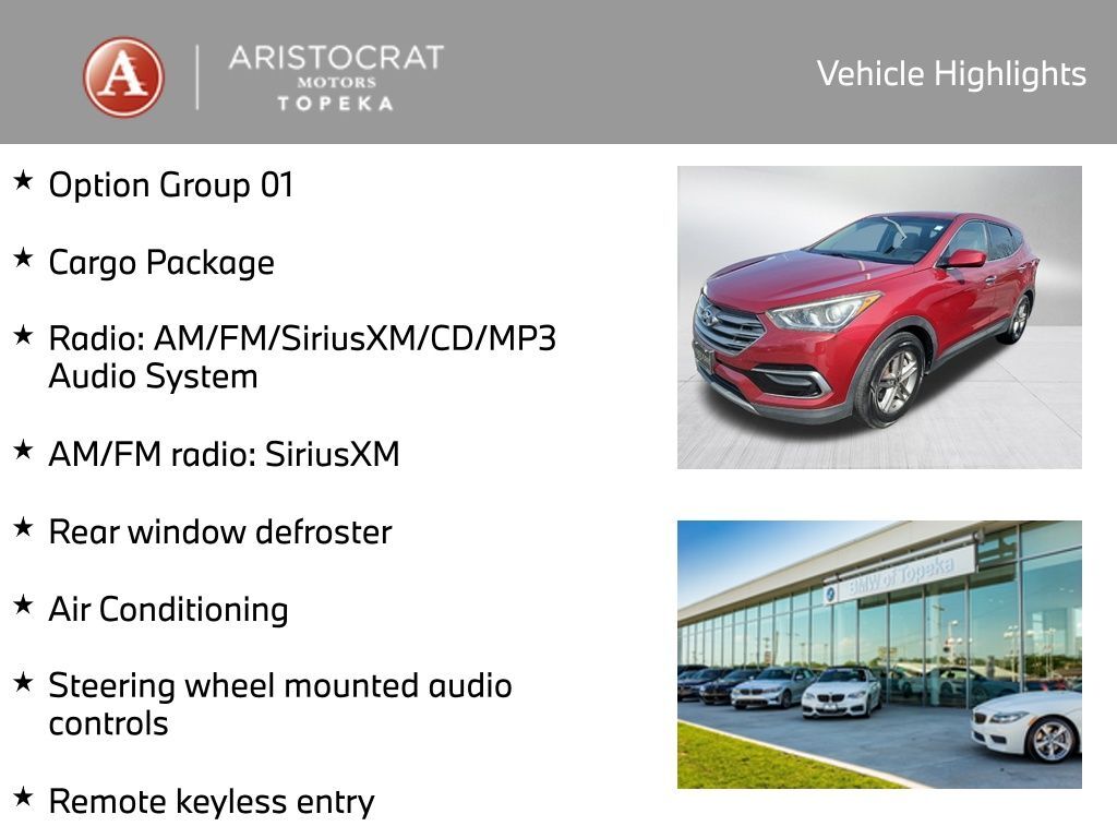 2017 Hyundai Santa Fe Sport 2.4 Base