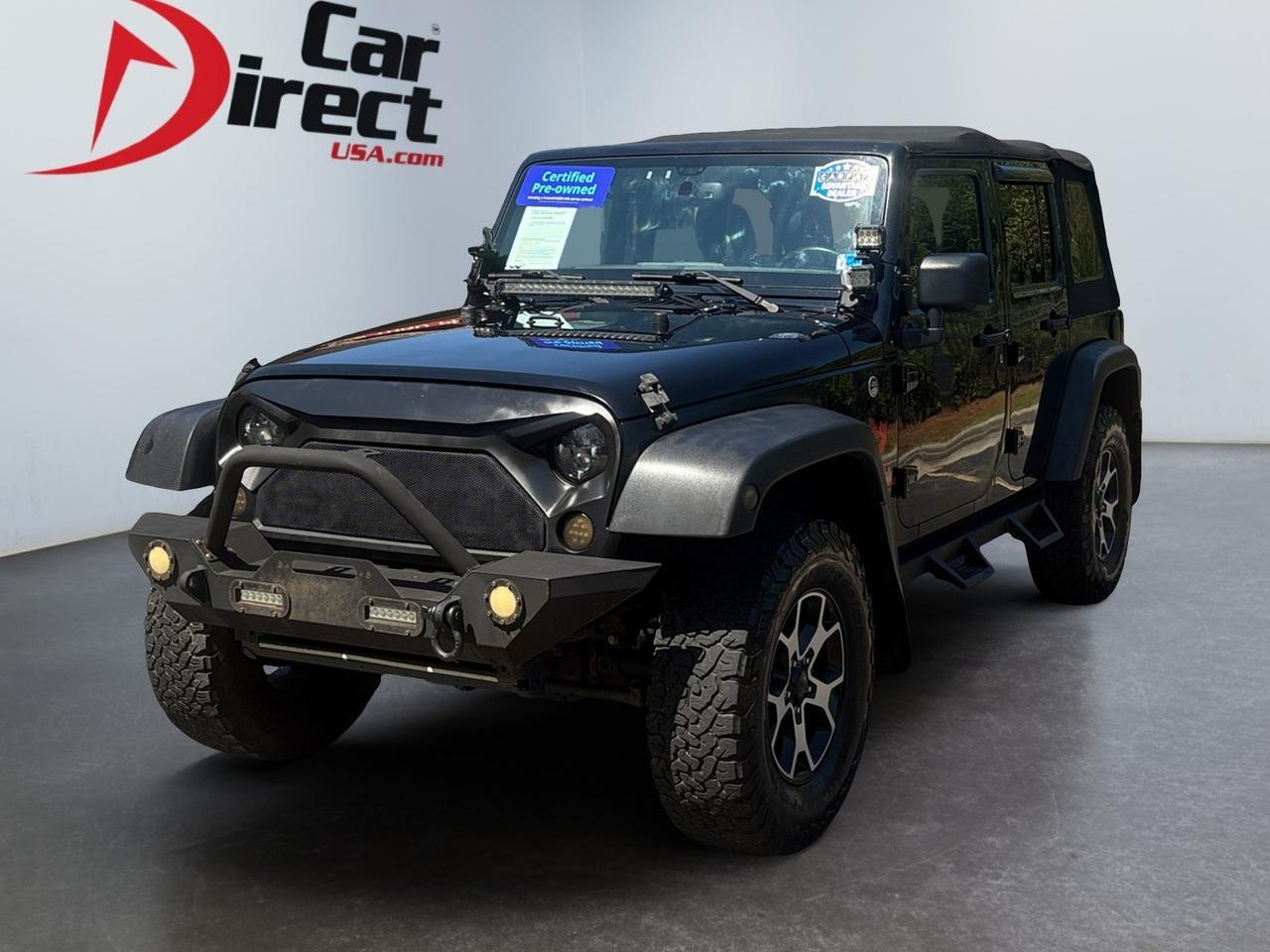 2017 Jeep Wrangler Unlimited Sport, RUNNING BOARDS, TOW PACKAGE, FENDER FLARES, POWER HEATED MIRRORS, SOFT TOP, USB AUX PORT, ONLY 51K MILES, GET THIS JEEP ON THE ROAD! Virginia Beach VA 2017 Jeep Wrangler Unlimited Sport, RUNNING BOARDS, TOW PACKAGE, FENDER FLARES, POWER HEATED MIRRORS, SOFT TOP, USB AUX PORT, ONLY 51K MILES, GET THIS JEEP ON THE ROAD! Virginia Beach VA