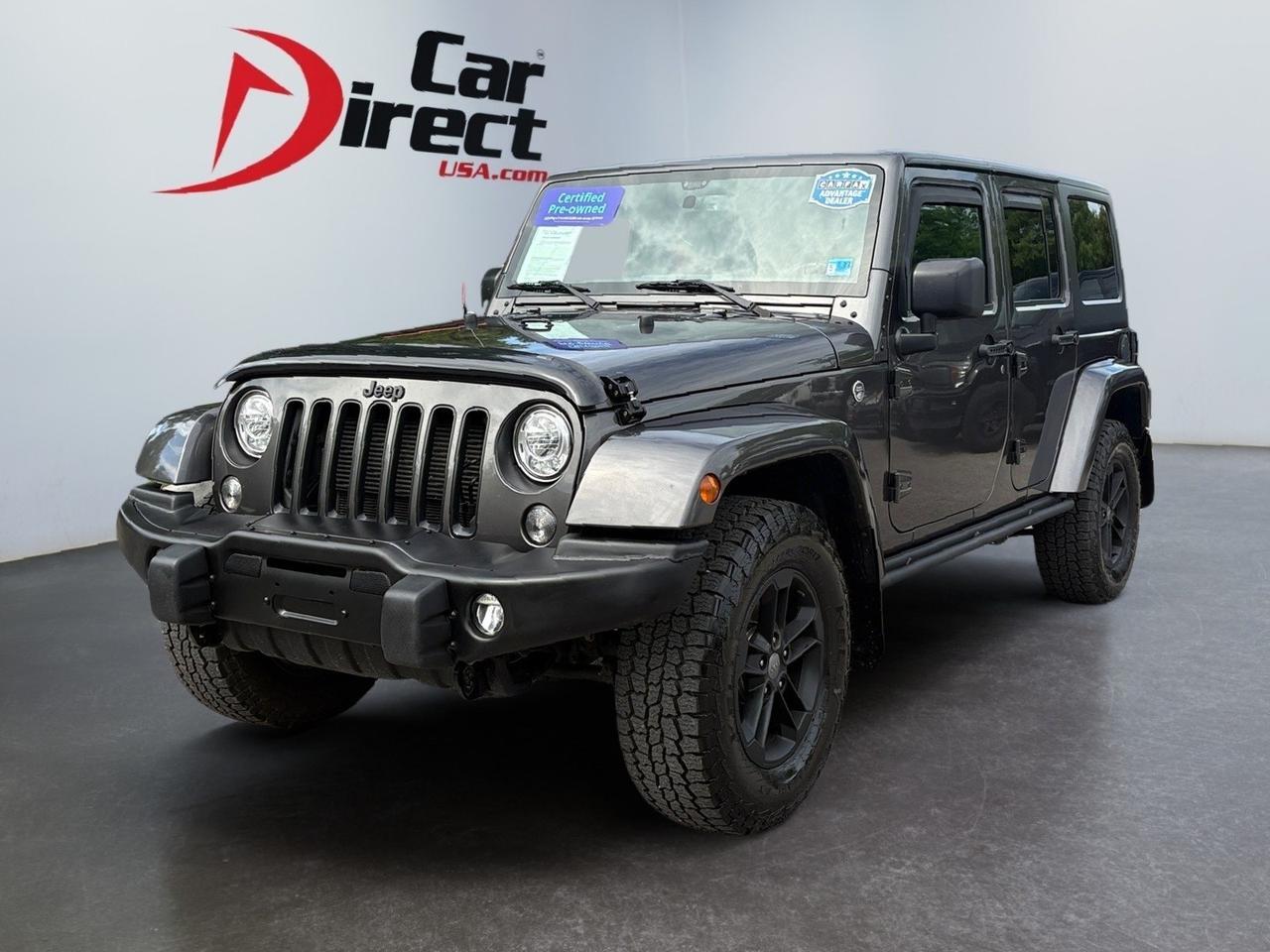 2017 Jeep Wrangler Unlimited Winter, RUNNING BOARDS, FENDER FLARES, REMOTE START, HEATED SEATS, NAVIGATION, HARD TOP, ALPINE SOUND SYSTEM, LOW MILES, ONLY 1 OWNER, CLEAN CARFAX, WRANGLE THE ROAD! Virginia Beach VA 2017 Jeep Wrangler Unlimited Winter, RUNNING BOARDS, FENDER FLARES, REMOTE START, HEATED SEATS, NAVIGATION, HARD TOP, ALPINE SOUND SYSTEM, LOW MILES, ONLY 1 OWNER, CLEAN CARFAX, WRANGLE THE ROAD! Virginia Beach VA