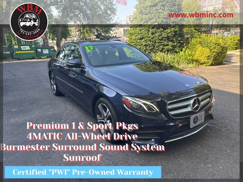 2017 Mercedes-Benz E 300 E 300 Sport 4MATIC 2017 Mercedes-Benz E 300 E 300 Sport 4MATIC