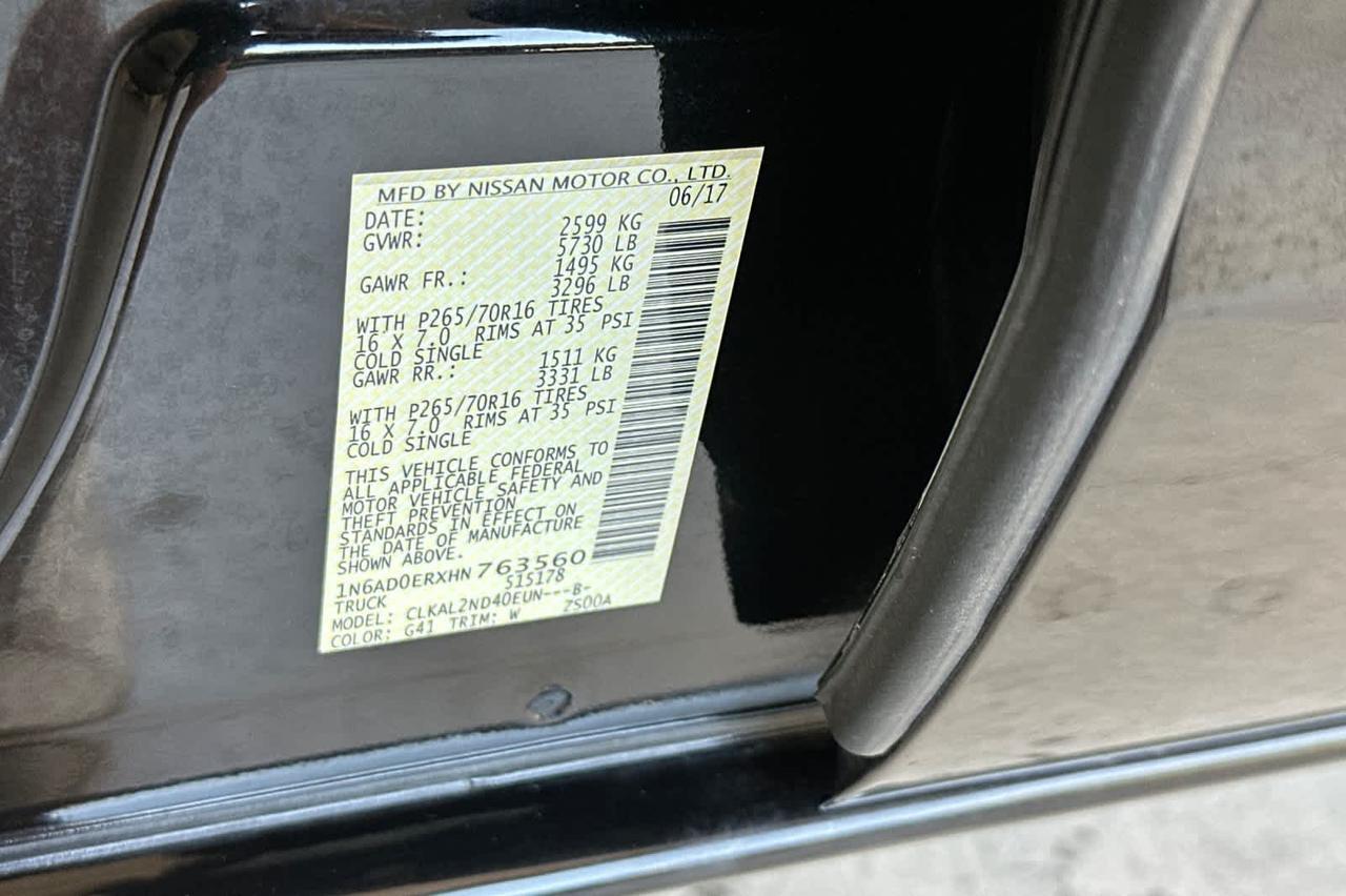 2017 Nissan Frontier SV V6 Roseville CA