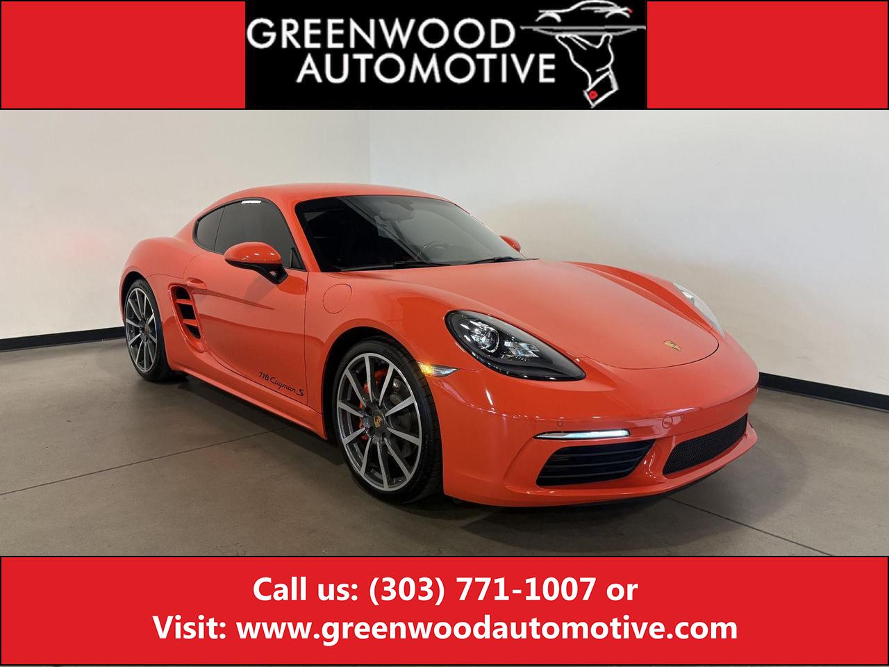 2017 Porsche 718 Cayman S Parker CO 2017 Porsche 718 Cayman S Parker CO