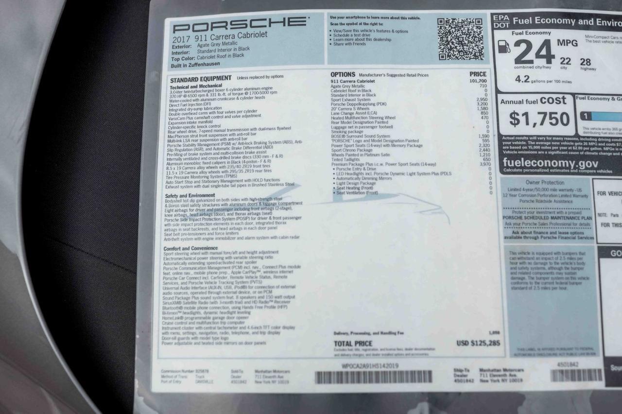 2017 Porsche 911 Carrera Marietta GA 2017 Porsche 911 Carrera Marietta GA