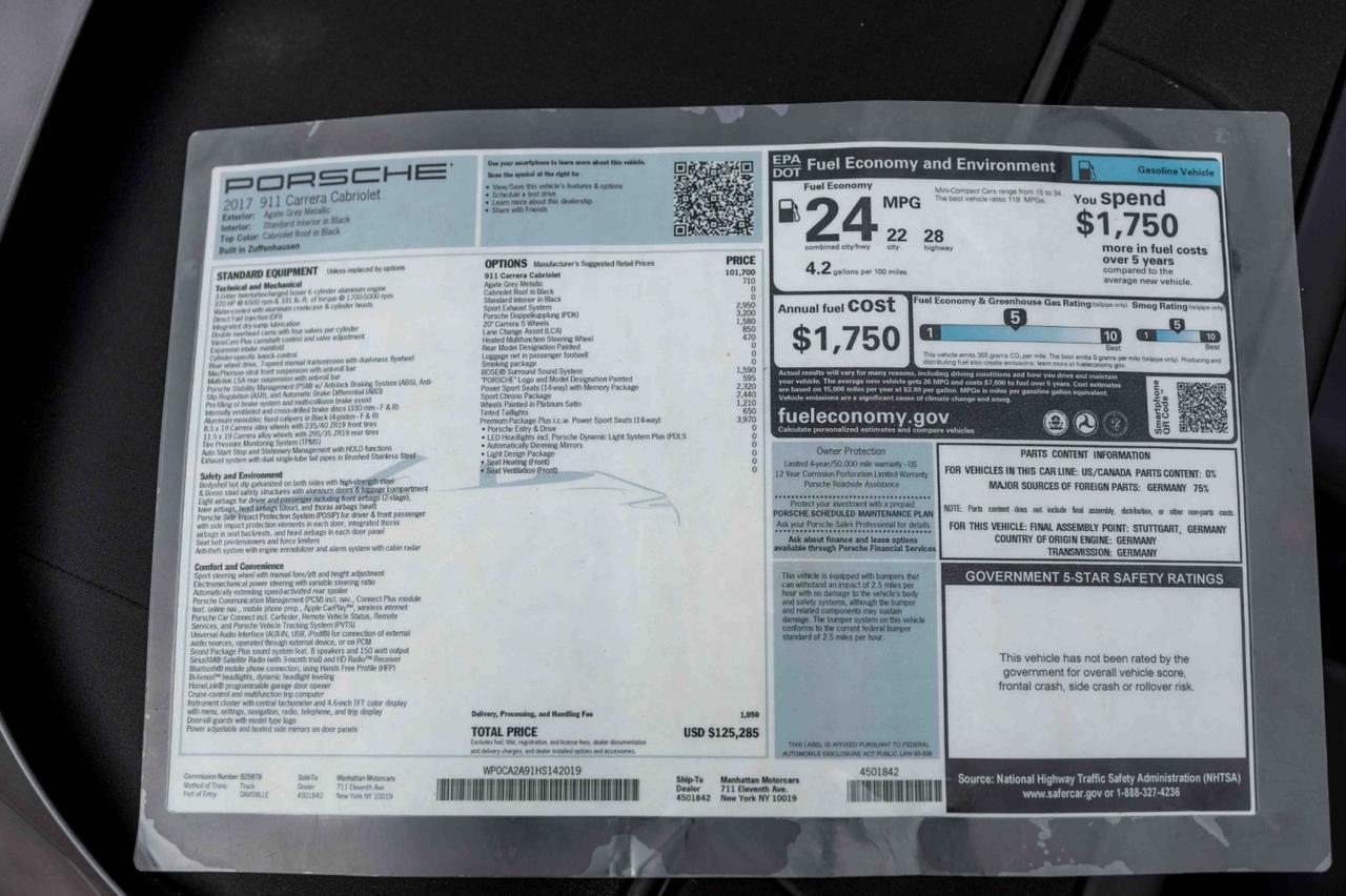 2017 Porsche 911 Carrera Marietta GA 2017 Porsche 911 Carrera Marietta GA