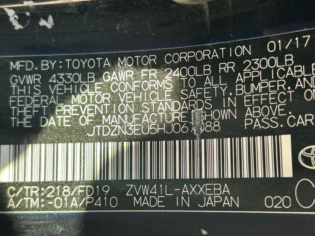 2017 Toyota Prius v Five Tampa FL