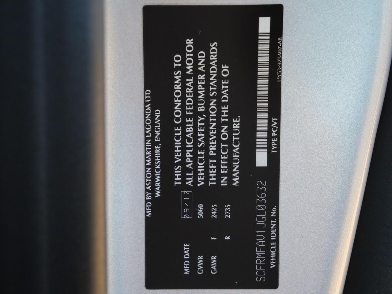 2018 Aston Martin DB11 Lawrence KS