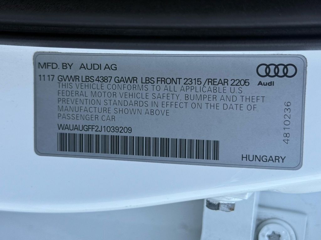 2018 Audi A3 2.0T Premium Lakeland FL