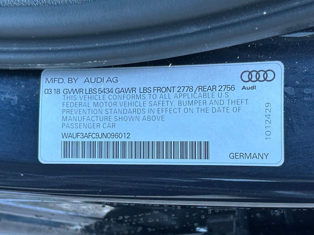 2018 Audi A6 3.0 Lakeland FL