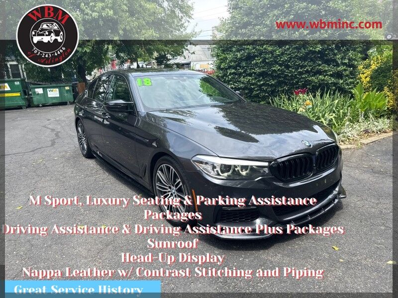 2018 BMW 5 Series 540i xDrive w/ Sport Package 2018 BMW 5 Series 540i xDrive w/ Sport Package