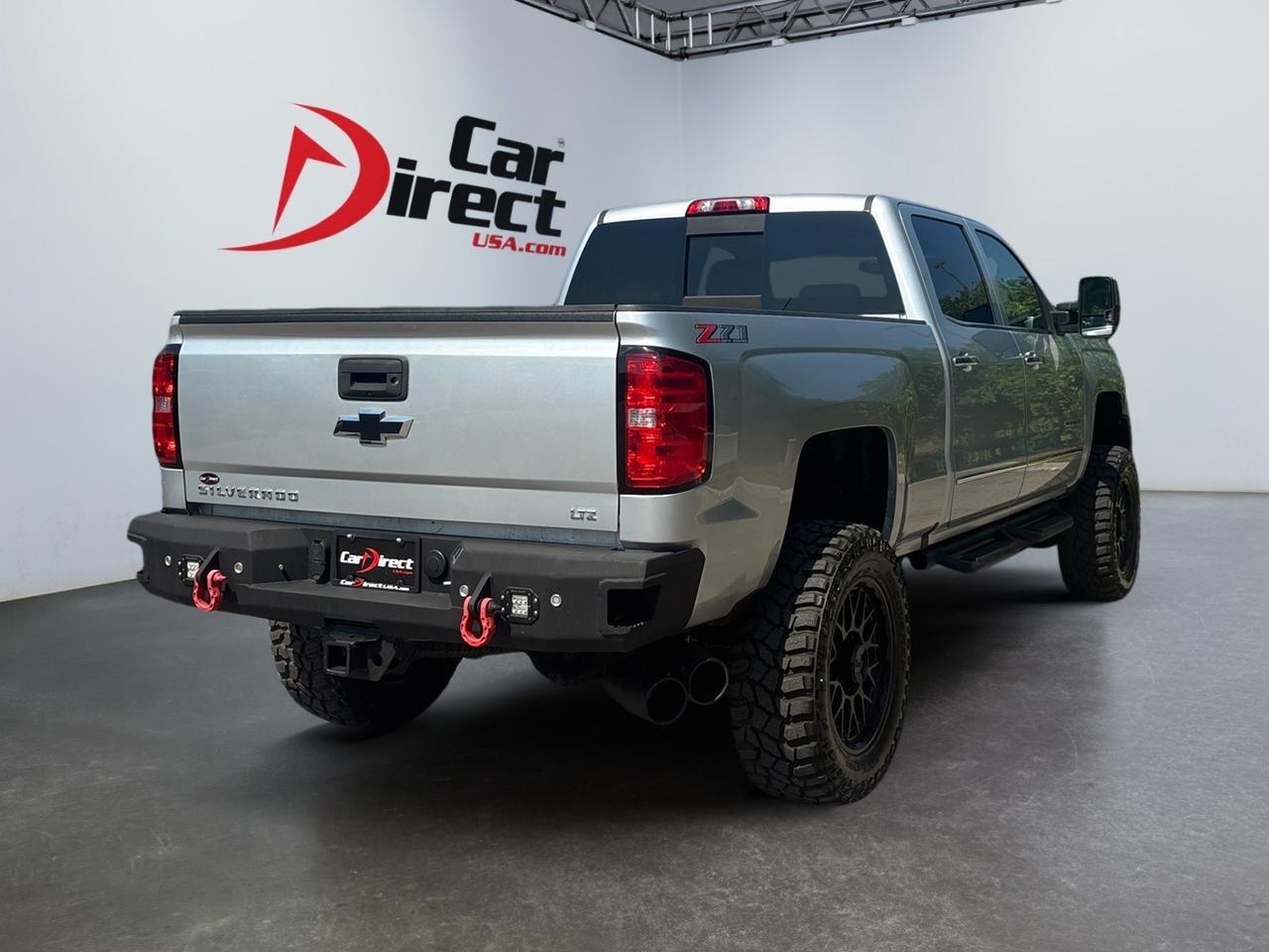 2018 Chevrolet Silverado 2500HD LTZ, LIFTED, 5TH WHEEL/GOOSENECK TOW PACKAGE, WARN WINCH, HAMMERHEAD BUMPER, HEATED & COOLING SEATS, CUSTOM KMC BLACK WHEELS, RUNNING BOARDS, BACKUP CAMERA, PARKING SENSORS, APPLE CARPLAY/ANDROID AUTO, LOW MILES, 1 OWNER, CLEAN CARFAX! Virginia Beach VA 2018 Chevrolet Silverado 2500HD LTZ, LIFTED, 5TH WHEEL/GOOSENECK TOW PACKAGE, WARN WINCH, HAMMERHEAD BUMPER, HEATED & COOLING SEATS, CUSTOM KMC BLACK WHEELS, RUNNING BOARDS, BACKUP CAMERA, PARKING SENSORS, APPLE CARPLAY/ANDROID AUTO, LOW MILES, 1 OWNER, CLEAN CARFAX! Virginia Beach VA