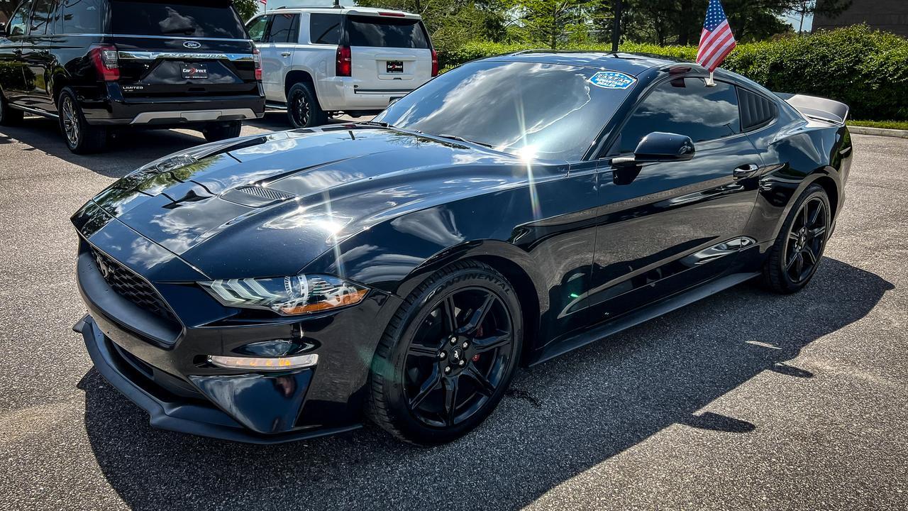 2018 FORD MUSTANG ECO BOOST RWD, FORD SYNC, PRIVACY GLASS, BACKUP CAMERA, BLUETOOTH, ONE OWNER VEHICLE 2018 FORD MUSTANG ECO BOOST RWD, FORD SYNC, PRIVACY GLASS, BACKUP CAMERA, BLUETOOTH, ONE OWNER VEHICLE
