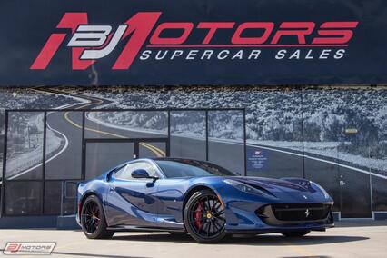 2018 Ferrari 812 Superfast TDF Blue w Blue Sterling Chocolate Tomball TX 2018 Ferrari 812 Superfast TDF Blue w Blue Sterling Chocolate Tomball TX