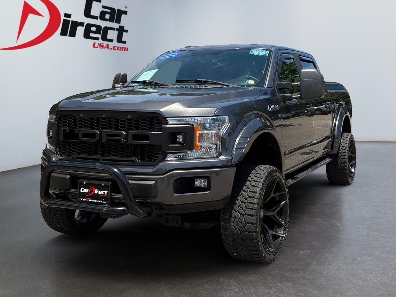 2018 Ford F-150 XL, RUNNING BOARDS, LIFTED, TOW PACKAGE, FENDER FLARES, BACKUP CAMERA WITH PARKING SENSORS, SYNC BLUETOOTH, BED LINER, AUTO START/STOP, HEATED POWER MIRRORS, LOW MILES, CLEAN CARFAX, BUILT FORD TOUGH FOR YOU! Virginia Beach VA 2018 Ford F-150 XL, RUNNING BOARDS, LIFTED, TOW PACKAGE, FENDER FLARES, BACKUP CAMERA WITH PARKING SENSORS, SYNC BLUETOOTH, BED LINER, AUTO START/STOP, HEATED POWER MIRRORS, LOW MILES, CLEAN CARFAX, BUILT FORD TOUGH FOR YOU! Virginia Beach VA