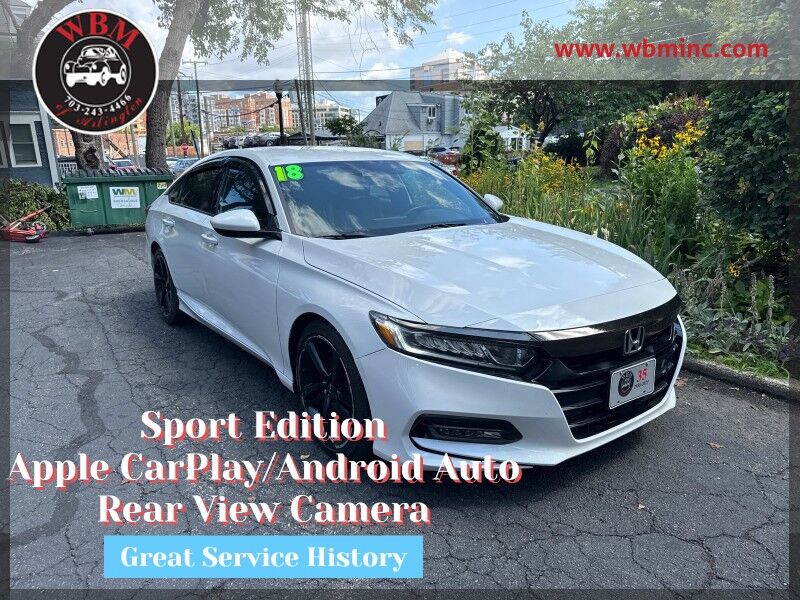 2018 Honda Accord Sedan Sport 1.5T CVT 2018 Honda Accord Sedan Sport 1.5T CVT