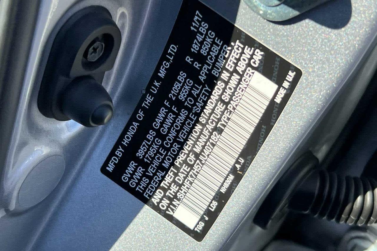2018 Honda Civic Hatchback EX Roseville CA