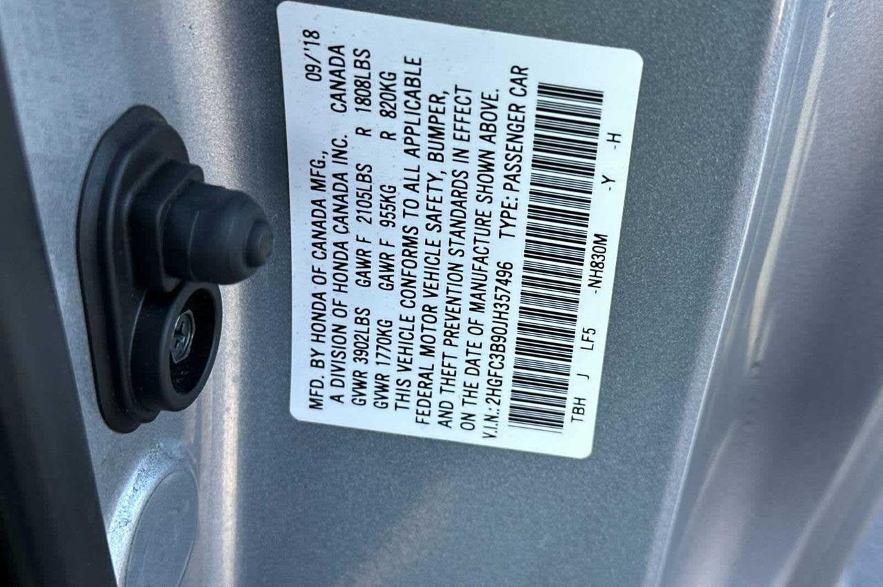 2018 Honda Civic Touring Roseville CA