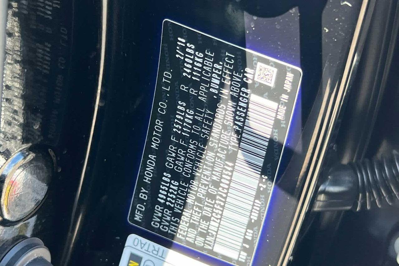 2018 Honda Clarity Plug-In Hybrid Touring Roseville CA