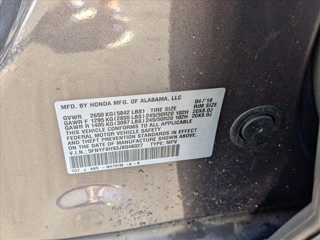 2018 Honda Pilot Touring Roseville CA