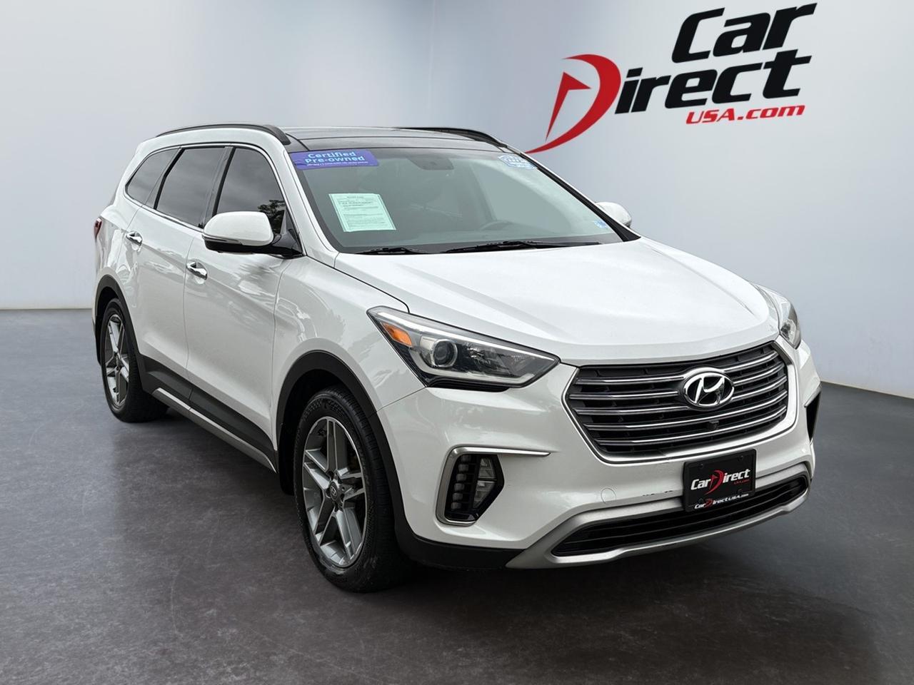 2018 Hyundai Santa Fe Limited Ultimate, POWER LIFTGATE, PANO MOONROOF, BLIND SPOT ALERT, FORWARD COLLISION ALERT, HEATED & COOLING SEATS, 3RD ROW SEATING, HEATED 2ND ROW, 360 BACKUP CAMERA, APPLE CARPLAY/ANDROID AUTO, LOW MILES, CLEAN CARFAX, THE ULTIMATE SUV! Virginia Beach VA 2018 Hyundai Santa Fe Limited Ultimate, POWER LIFTGATE, PANO MOONROOF, BLIND SPOT ALERT, FORWARD COLLISION ALERT, HEATED & COOLING SEATS, 3RD ROW SEATING, HEATED 2ND ROW, 360 BACKUP CAMERA, APPLE CARPLAY/ANDROID AUTO, LOW MILES, CLEAN CARFAX, THE ULTIMATE SUV! Virginia Beach VA