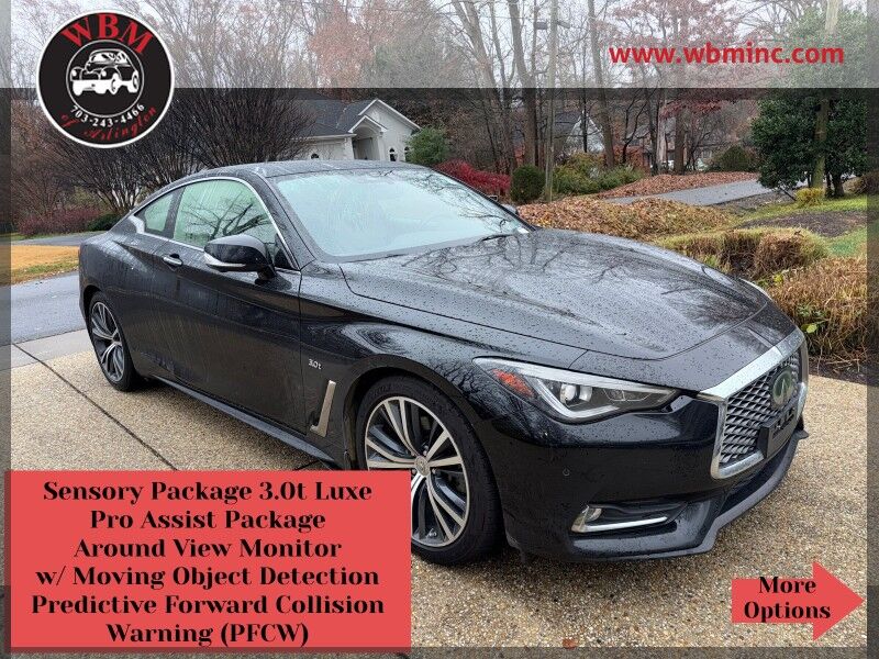 2018 INFINITI Q60 3.0t Luxe Coupe AWD 2018 INFINITI Q60 3.0t Luxe Coupe AWD
