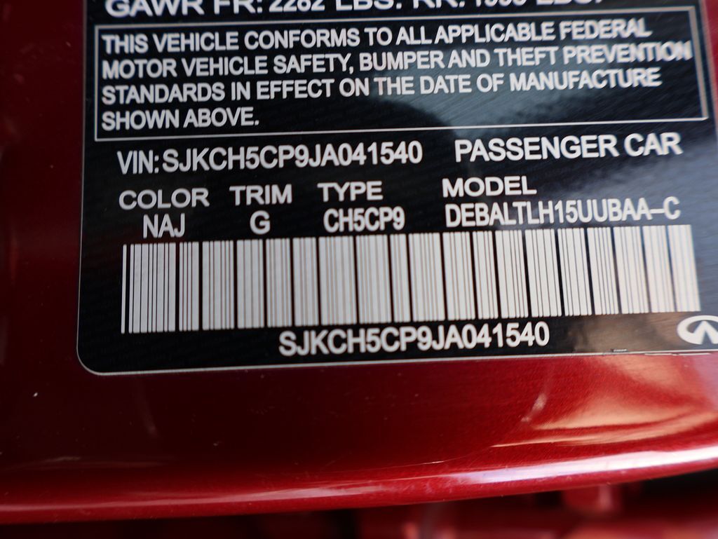 2018 INFINITI QX30 Sport