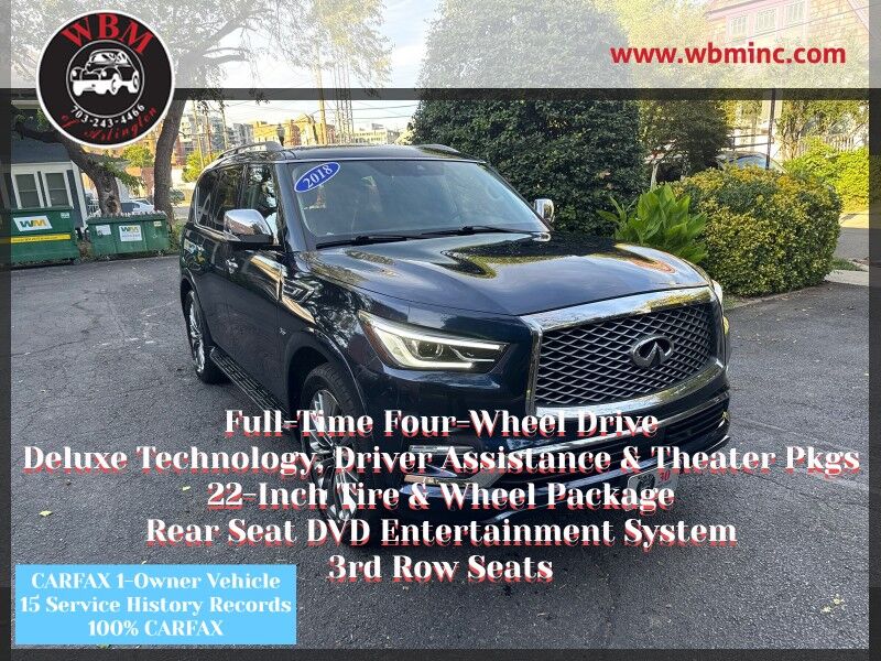 2018 INFINITI QX80 AWD w/ Deluxe Technology Package 2018 INFINITI QX80 AWD w/ Deluxe Technology Package